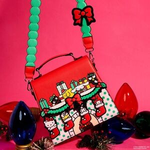 Loungefly Sanrio Hello Kitty & Friends‎ Holiday Stocking Crossbody Bag